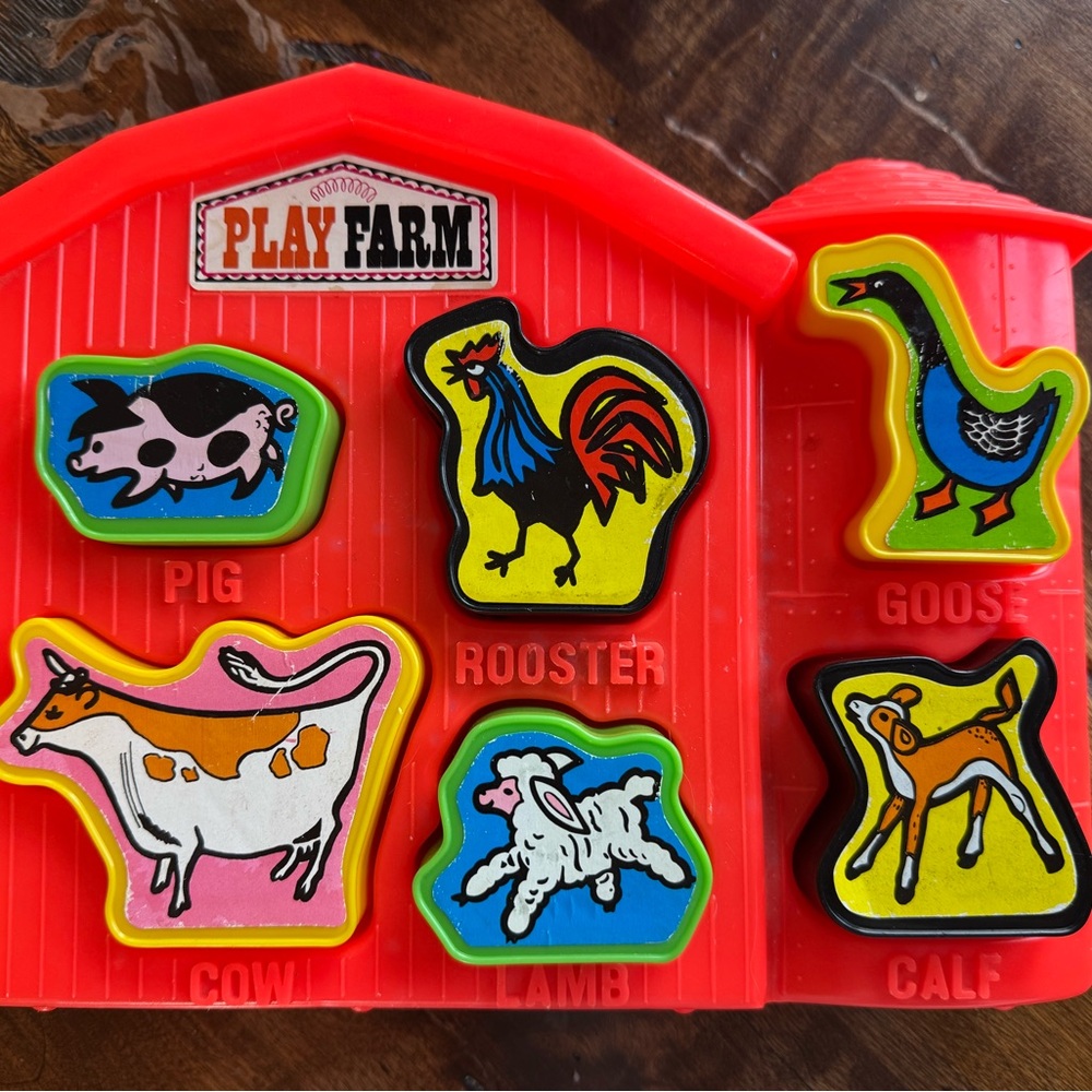 Vintage Play Farm Toy